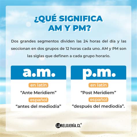 que significa 5pm|Significado de PM (Post Meridiem) y AM (Ante Meridiem).